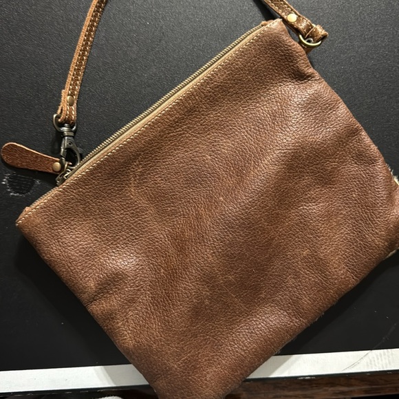 MYRA CLUTCH
Brown and Leopard Print Women's Clutch - Picture 2 of 5